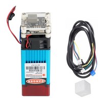 CNC 선반 가공 공예 조각기 레이저 모듈 헤드 TTL 목재 절단 더 스마트한 도구 보호 조명 포함 80W 450nm, 2.4W