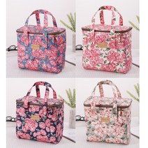 블루밍플라워 보온보냉가방 쿨러백 이쁜 선물하기 좋은 가방 여성용 외출가방, 아이보리