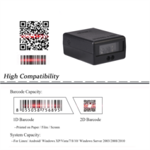3d스캐너 3d스캔 바코드 스캐너 모듈 엔진 유선 임베디드 1D 2D QR 리더 (키오스크 용) RS232 USB 인터페이, 01 1D USB