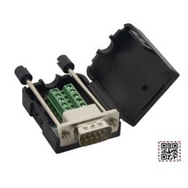 DB9 커넥터 17mm RS232/422/485 결선 커넥터, 수(Male)