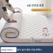 라텍스 매트리스 쿠션 가정용 다다미 요 기숙사 싱글 1m 5수면 전세 전용 매트리스 이불, 색깔4, 옵션1