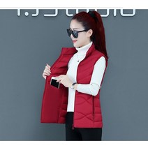 남성패딩조끼 조끼 여성 겨울 패딩 자 켓 아래로 코 튼 Puffer 양복 스탠드 칼라 민소매 코트