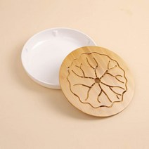 옥이드림 연잎 다기트레이 차판 25.5CM 다도트레이 보이차차판 티트레이