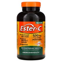 아메리칸 헬스 American Health Ester-C 에스터C 시트러스 바이오플라보노이드 함유 500mg 450정, 1개, 1