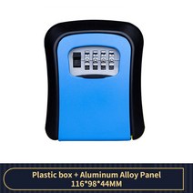 소형금고 홈쇼핑금고 돈통 가정용 차량용 금고키잠금 상자 벽 마운트 플라스틱 + 알루미늄 안전 비바람에, 03 Style 3