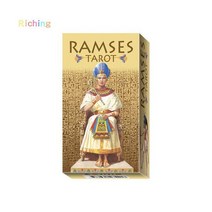 영원한 갑판 Lo scarabeo의 Ramses 타로 카드는 흑연 층 래커 코팅 카드 이중 코팅지로 만들어집니다., Ramses Tarot