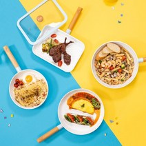 마이템 도노 인덕션 쿡웨어 프라이팬 4종 풀세트, 색상:소다