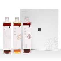 우리꽃연구소 꽃청 500ml 3종 선물세트, 상세설명 참조, 04_벚꽃청 500ml/02_장미청 500ml/04_벚꽃청 500ml