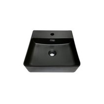 HSCL-2342BK/세면기/탑볼세면기/컬러세면기/카운터세면기, I트랩멍자동폽업(바닥배수)