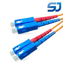 광점퍼코드 SC SC MM 멀티 모드 광 패치코드 100M, 1개