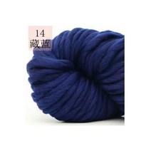 굵은실가방 벌키 팔 뜨개질 양모 로빙 니트 담요 두툼한 원사 크로셰 카펫 모자용 250g 1 개, 14