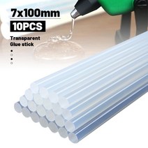 글루건 10/20/30/50Pcs 7x100mm 투명한 핫멜트 접착제 스틱 전기 총 크래프트 앨범 수리 도구 합금 액세서리, 02 20Pcs