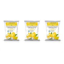 Specialita Italiane 하드 필드 캔디 100g 3팩 레몬 Serra Le Italiane Italian Natural Hard Candy Fille, 3개