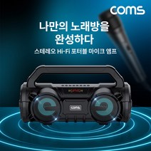 스테레오 Hi-Fi 포터블 마이크 앰프 블루투스 스피커, 본상품선택