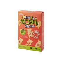 브레드가든 허그쿠키 아품곰 믹스(200g/25~28마리 분량) 아몬드를 품은 곰 만들기세트 홈베이킹 쿠키만들기, 1개, 200g