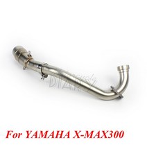 베스파 오토바이 배기 슬립온 중간 프론트 링크 파이프 이스케이프 모토 피트 바이크 GTS300 GTS 300 250