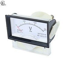 전압계 85L17 AC 100V 70*40mm 직사각형 아날로그 볼트 전압 패널 미터, 05 450V