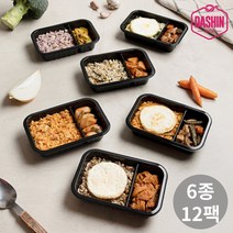 [다신샵] 더 가벼운 리셋도시락 6종 12팩 / 저칼로리 2주식단, 05_돼지두루치기&현미7곡우엉밥 12팩