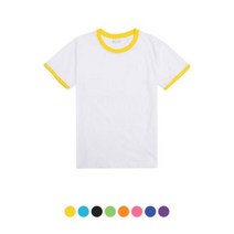 링거 라운드 반팔아동용 30수 라운드 반팔 티셔츠 반팔티KWON 2543