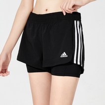 아디다스 우먼스 반바지 레깅스 페이서 3S 2in1 트레이닝 쇼츠