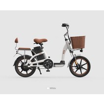 Himo c16 전기자전거 48v12ah 슈퍼 적재 용량 ebike, 하얀색, 협력사