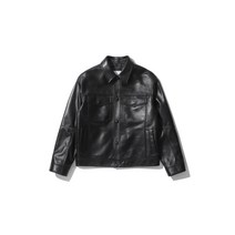 커스텀멜로우(CUSTOMELLOW) trucker leather jacketCWUDS23214BKX