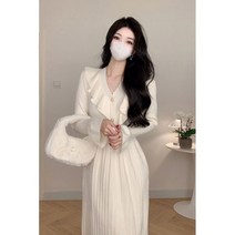 프릴원피스 흰색원피스 동탄미시룩 40대원피스