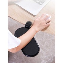 손목 마우스 패드 핸드 브래킷 접기 및 회전, 대형손받침-블랙(메모리폼쿠션)
