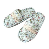 퀼트 구름 임산부 산후조리원 어린이집 유치원 교사 천 면 거실 실내 사무실 실내화 슬리퍼, 14.오즈민트