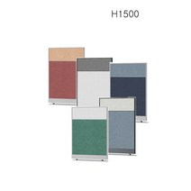 PDS-08 H1500 PVC 45T 패브릭투톤 사무실파티션 사무실칸막이 가림막 파티션, PN721, PN717, W(가로)1200mm*H(높이)1500mm