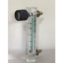 유량계 아크릴 가스 공기 산소 카운터 표시기 밸브 황동 커넥터 높이