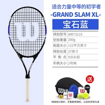 윌슨 wilson 테니스 라켓 싱글 라인 리바운드 트레이닝 세트, 【사파이어 블루】 패키지