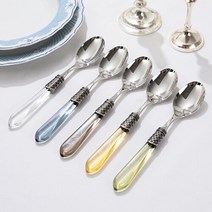디앤디 다마스코 TR 테이블 스푼 택1, 색상:블루 W360, 단품