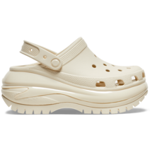 국내매장용 CROCS 크록스 클래식 메가 크러쉬 클로그 본/BONE 207988 여성 키높이 슬리퍼