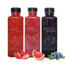 [사은품][할인]모드니 수제과일청 3종 세트(병당 570g) 딸기/자몽/블루베리 과육듬뿍! 선물용 교차선택 당충전 간식 홈카페, 딸기청, 자몽청+자몽청