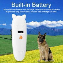 rfid 카드 리더기 휴대용 ISO11784/11785 애완 동물 RFID 칩 리더 134.2KHz FDX-B LCD 디스플레이 마이크로 스캐너