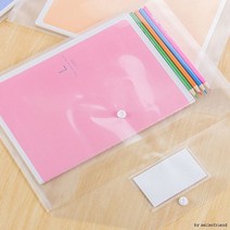 티에스 A4 투명 이름표 파일 A5 B5 L자파일 B4 클리어화일 스프링 L홀더, 상세페이지 참조