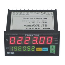 조도계 마이핀 FH8-6CRRB 듀얼 디스플레이 디지털 카운터 6 자리 발광 다이오드 AC/DC 길이 미터 블랙, 01 Black