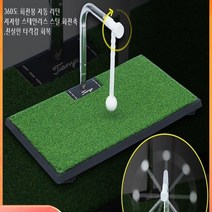 집에서 골프 연습 기구 실내 매트 어프로치 똑딱이 아이언 드라이브 스윙 연습기, 1번