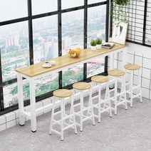 스벅테이블 카페 창가 폭40cm 홈바 대리석패턴 사이드, 100x40x1052 스툴x골드 화이트 스톤