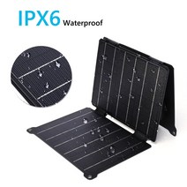 태양열패널 35W 태양 전지 패널 휴대용 ETFE 5V더블 USB QC3 출력 방수 충전기 접이식 팩, 한개옵션0