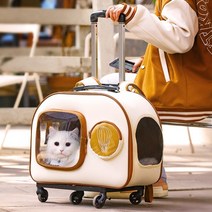 고양이 가방 외출 휴대용 애완 동물 케이스 고양이 배낭 개 카트 여행 고양이 가방, 넓은 공간과 높은 통기성 - 간편한 여행