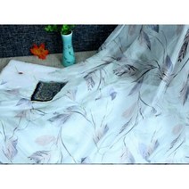 30D 프린트 수묵 차이나 고대복장 중국한복 공단원 스카프 옷, 자색 환채 꽃 자색 /쌀