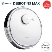 글로벌 버전 ECOVACS Deebot N3 Max 레이저 로봇 진공 청소기 (Mop Home Cleaning 지원) Alexa Google App, 협력사, 유럽 ​​연합