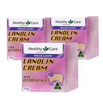 CJ헬스케어 [헬씨케어] 라놀린 비타민E 크림 100gX3, 기본상품