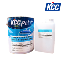 KCC 코비닐 크롬 워시프라이머 VP184 국방색/적갈색 4L, 국방색