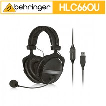 [공식인증점] 베링거 HLC660U 마이크 헤드폰 헤드셋 USB타입 인터넷방송 게이밍 화상회의 리뷰이벤트