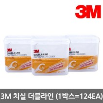 스틱형 치실 1박스-124개 더블라인 3M치실 379492EA, 쿠팡@ 1, 쿠팡@ 본상품선택