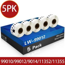 라벨분리기 라벨디스펜서 labelwell 5rolls 99012 주소 스티커 99010 99014 11352 11355 11354 레이블 dymo labelwriter 450, 5롤 99010 650개