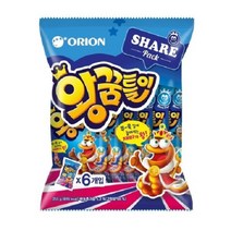 오리온 왕꿈틀이 6P 255g x 1개, 상세페이지 참조, 255g (42.5 x 6p)